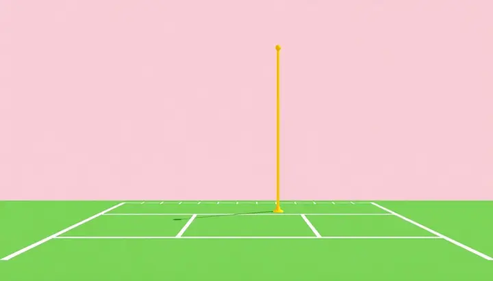 フラッグの高さを象徴的に示す落ち着いたイラスト