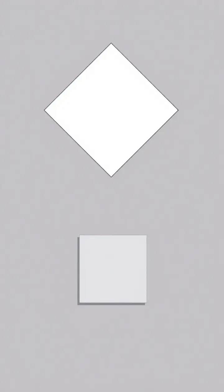四角いふたが斜めになって穴に落ちていくイメージ図