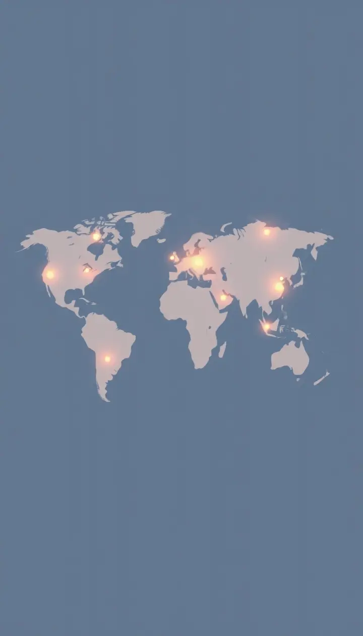 最後に世界地図全体が映り、落ち着いたトーンで締めくくる